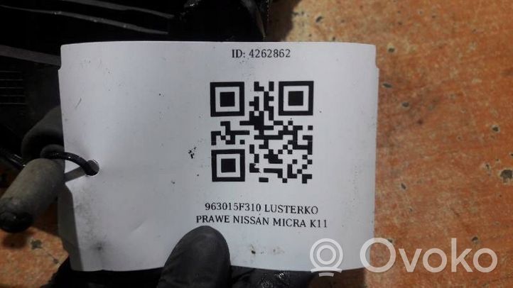 Nissan Micra Manualne lusterko boczne drzwi 963015F310