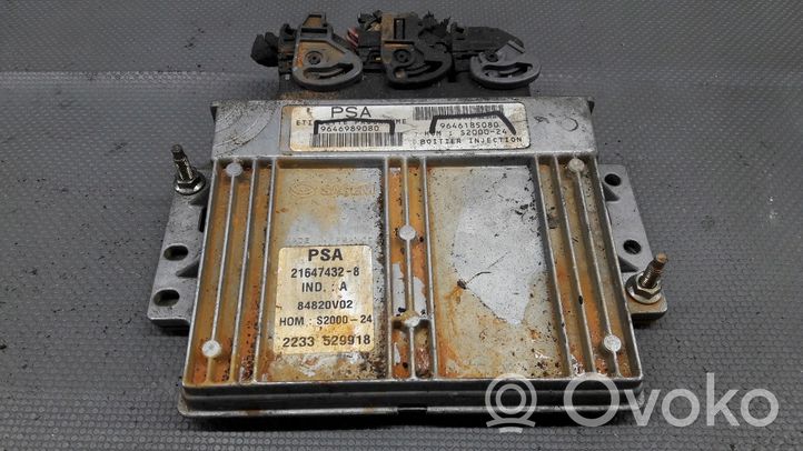 Citroen Berlingo Sterownik / Moduł ECU 9646989080