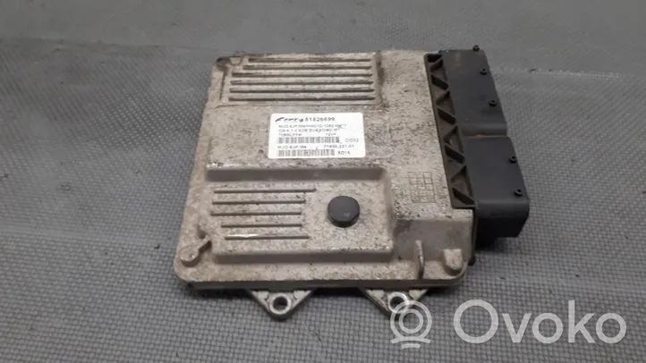 Fiat Idea Komputer / Sterownik ECU silnika 51826699