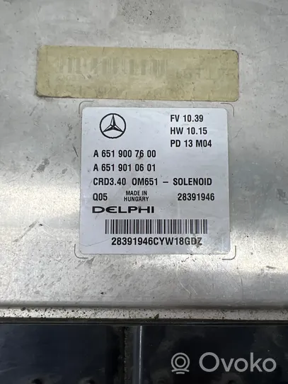 Mercedes-Benz A W176 Moottorin ohjainlaite/moduuli A6519007600