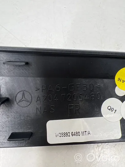 Mercedes-Benz C W204 Barra di rivestimento della portiera anteriore A2047206480