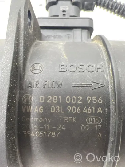 Volkswagen PASSAT B7 Mass air flow meter 03L906461A