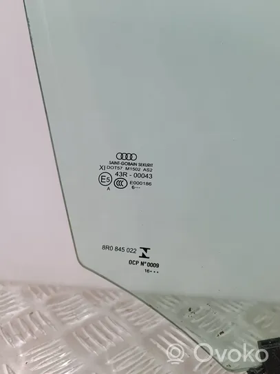 Audi Q5 SQ5 Szyba drzwi przednich 8R0845022