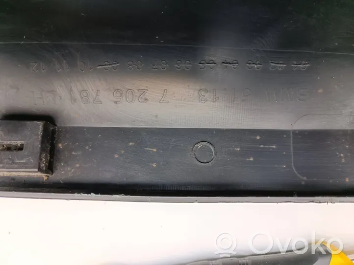 BMW X3 F25 Rear door trim (molding) 7205781