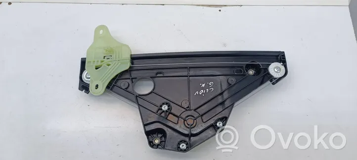 Renault Clio V Rear door window regulator with motor 827217837R