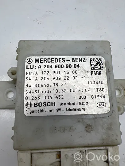 Mercedes-Benz E A207 Unité de commande, module PDC aide au stationnement A2049009004