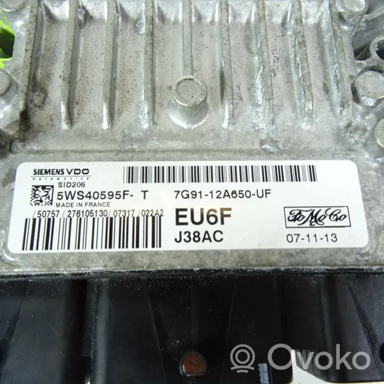 Ford Mondeo MK IV Unité de commande, module ECU de moteur 7G91-12A650-UF