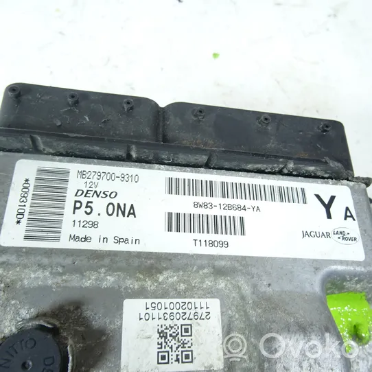 Jaguar XJ X351 Komputer / Sterownik ECU silnika 8W83-12B684-YA