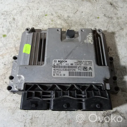 Citroen C4 II Unité de commande, module ECU de moteur 9677031180