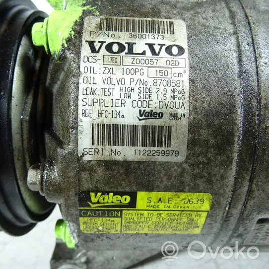 Volvo S80 Kompresor / Sprężarka klimatyzacji A/C 36001373