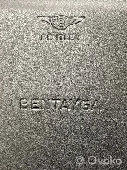 Bentley Bentayga Owners service history hand book B14030