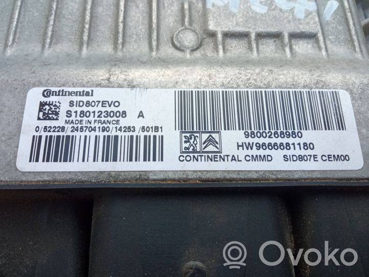 Citroen DS4 Sterownik / Moduł ECU SID807EV0