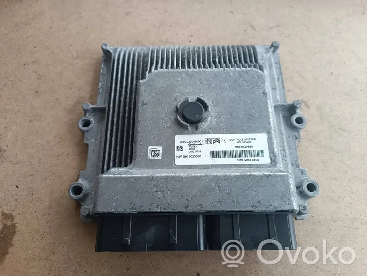 Peugeot 2008 II Engine control unit/module 9834609880