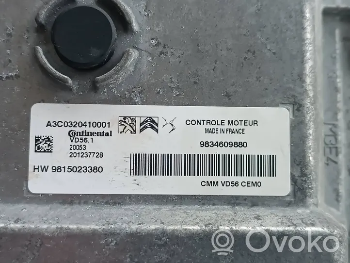 Peugeot 2008 II Engine control unit/module 9834609880