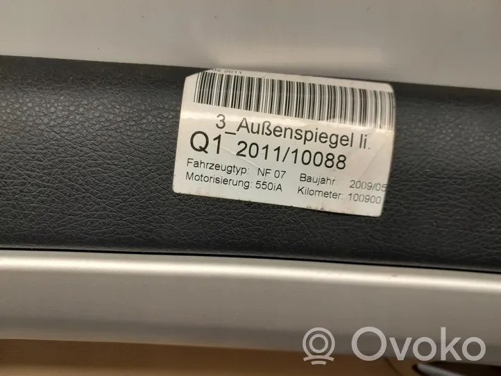 BMW 5 GT F07 Garniture de panneau carte de porte avant 6085952