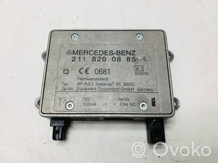 Mercedes-Benz R W251 Bluetooth ohjausyksikön pidike 2118200885