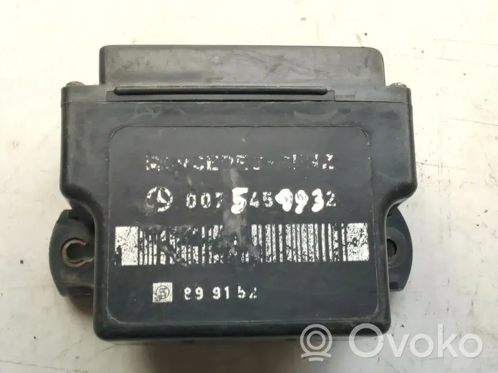 Mercedes-Benz E W124 Przekaźnik / Modul układu ogrzewania wstępnego 0075459932