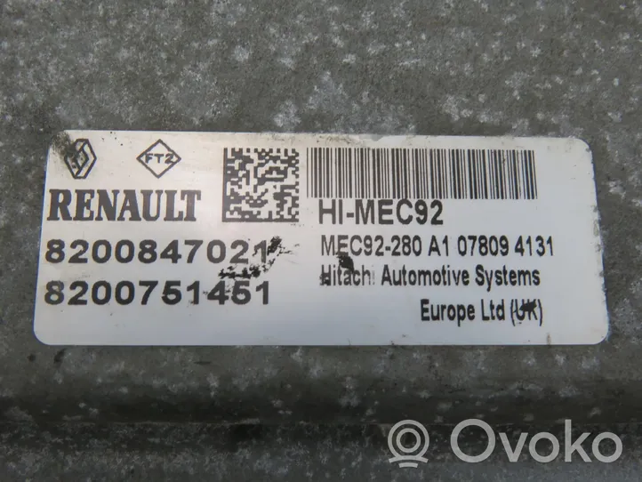 Renault Laguna III Komputer / Sterownik ECU silnika 