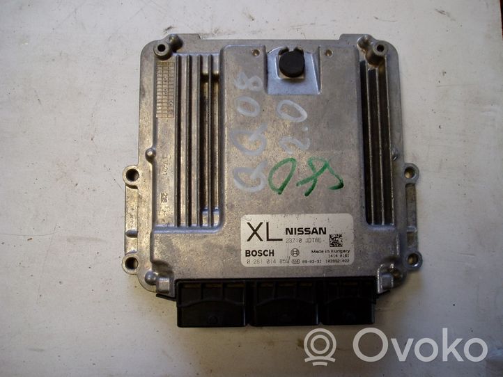 Nissan Qashqai+2 Unidad de control/módulo del motor 0281011859