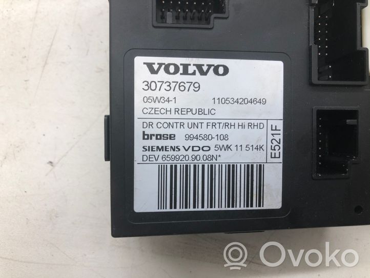 Volvo V50 Silniczek podnośnika szyby drzwi przednich 3737679