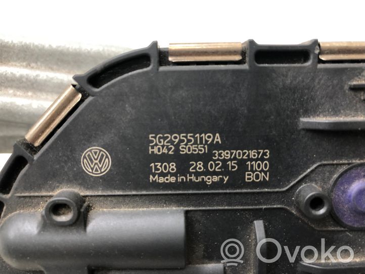 Volkswagen Golf VII Mechanizm i silniczek wycieraczek szyby przedniej / czołowej 5G2955119A