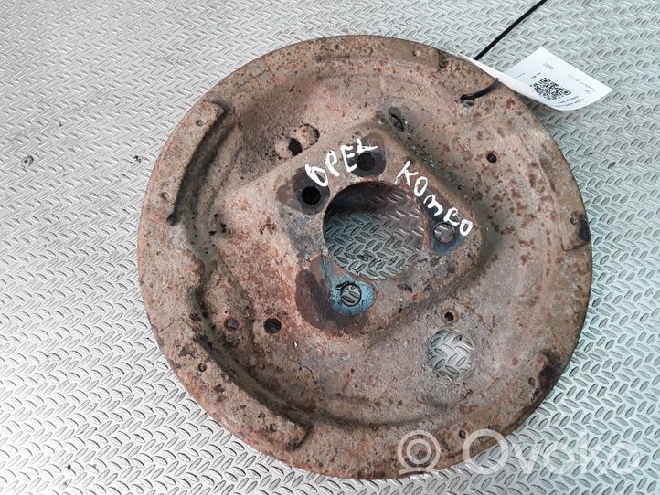 Opel Combo C Rear brake disc plate dust cover 