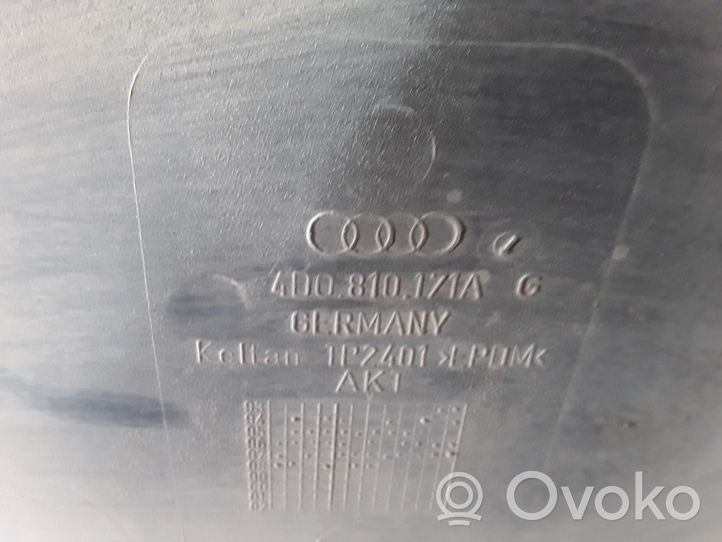 Audi A8 S8 D2 4D Rivestimento paraspruzzi parafango posteriore 