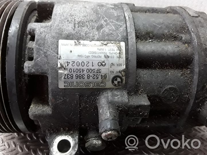 BMW 3 E46 Ilmastointilaitteen kompressorin pumppu (A/C) 64528386837