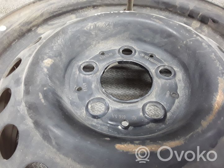 Mercedes-Benz E W124 R15 steel rim 1244000602