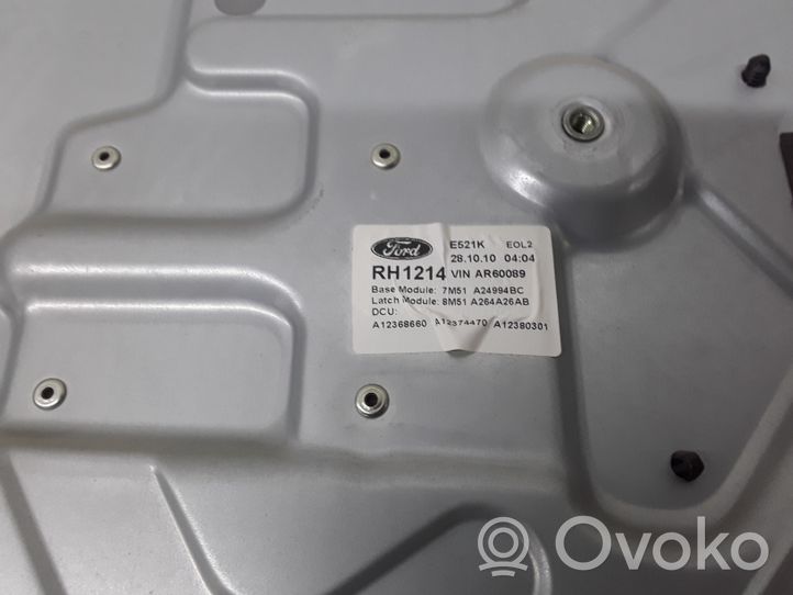 Ford Focus Ręczny podnośnik szyby drzwi tylnych 4M51A045H22B