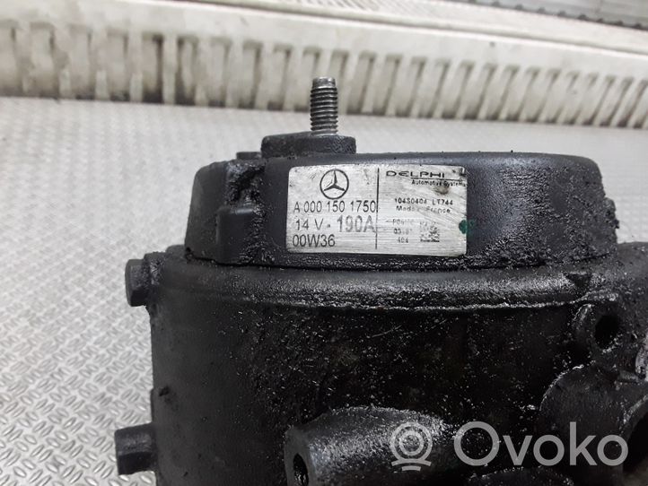 Mercedes-Benz ML W163 Generaattori/laturi A0001501750