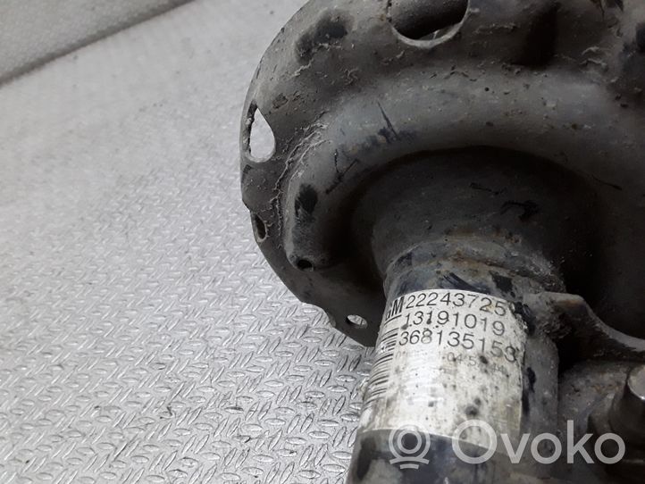 Opel Combo C Front shock absorber with coil spring 