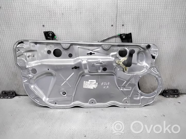 Volkswagen Polo Mehāniskais priekšpusē loga pacelšanas mehānisms 6Q0837137