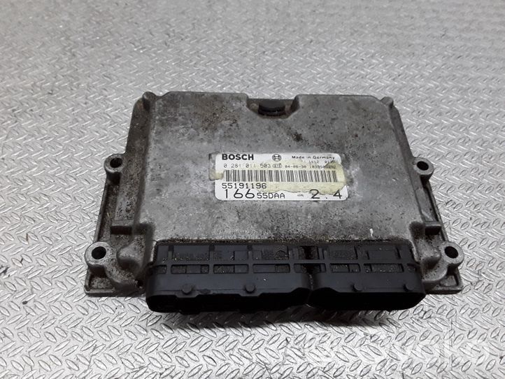 Alfa Romeo 166 Calculateur moteur ECU 0281011503