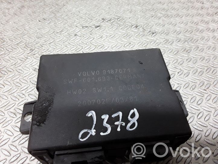 Volvo S60 Pysäköintitutkan (PCD) ohjainlaite/moduuli 9187071