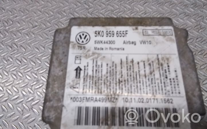 Skoda Yeti (5L) Sterownik / Moduł Airbag 5K0959655F