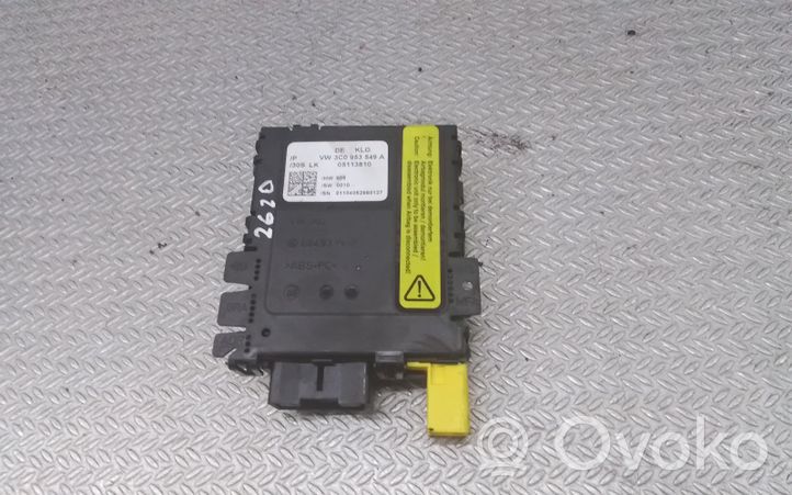 Volkswagen PASSAT B6 Ohjaustehostimen ohjainlaite/moduuli 3C0953549A