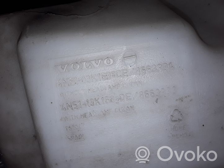 Volvo S40 Zbiornik płynu do spryskiwaczy szyby przedniej / czołowej 4N5113K163CE