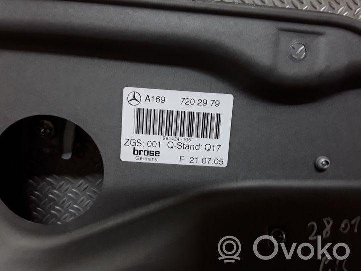 Mercedes-Benz A W169 Etuoven ikkunan nostin moottorilla A1697202979