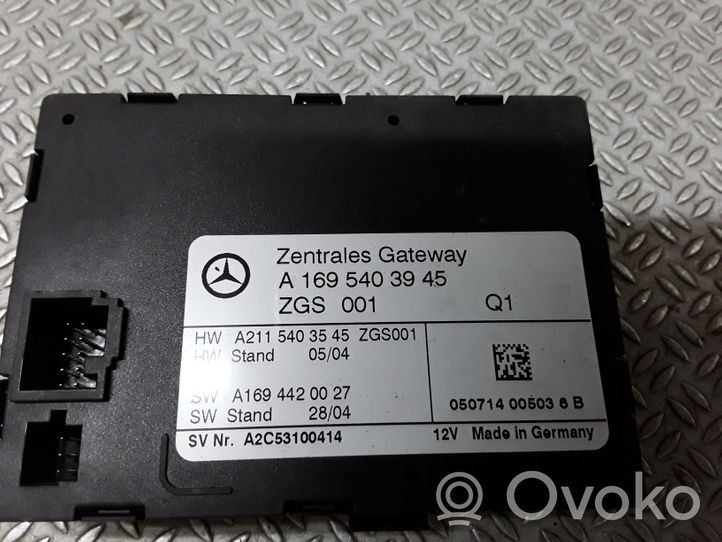 Mercedes-Benz A W169 Väylän ohjainlaite A1695403945