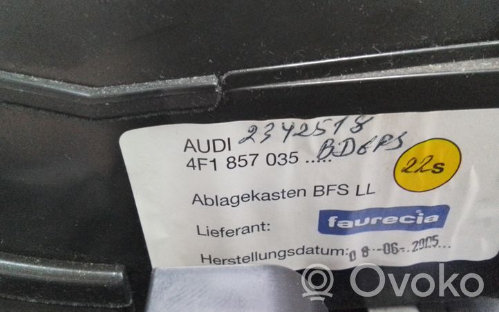 Audi A6 S6 C6 4F Set vano portaoggetti 4F1857035BD