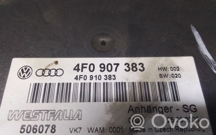 Audi A6 S6 C6 4F Priekabos kablio valdymo blokas 4F0907383