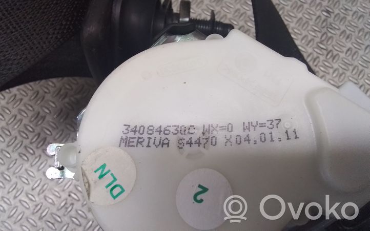 Opel Meriva B Pas bezpieczeństwa fotela tylnego 34084630C