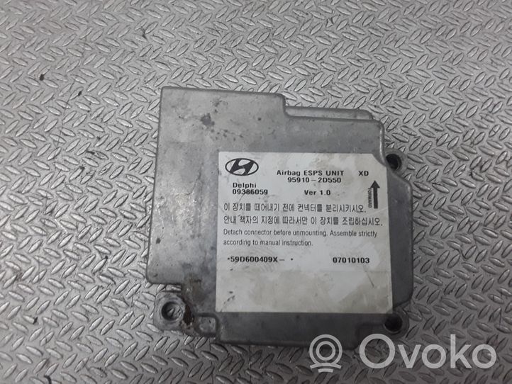 Hyundai Elantra Module de contrôle airbag 959102D550