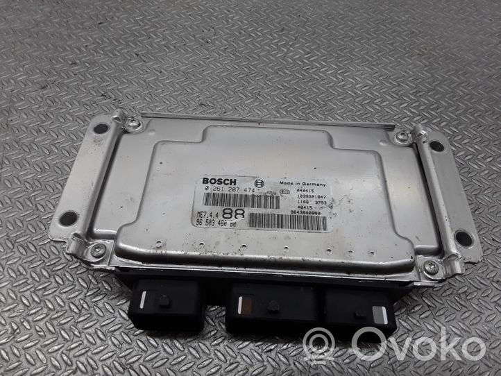 Peugeot 307 Dzinēja vadības bloks 0261207474