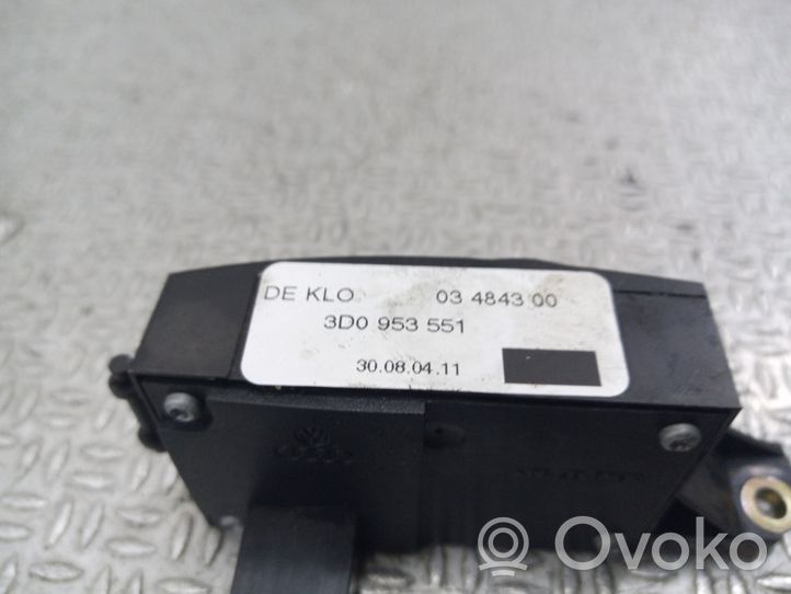 Volkswagen Touareg I Interruptor de ajuste de la columna de dirección 3D0953551