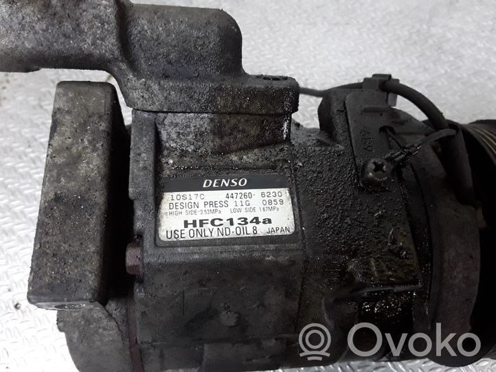 Honda FR-V Ilmastointilaitteen kompressorin pumppu (A/C) 4472606230