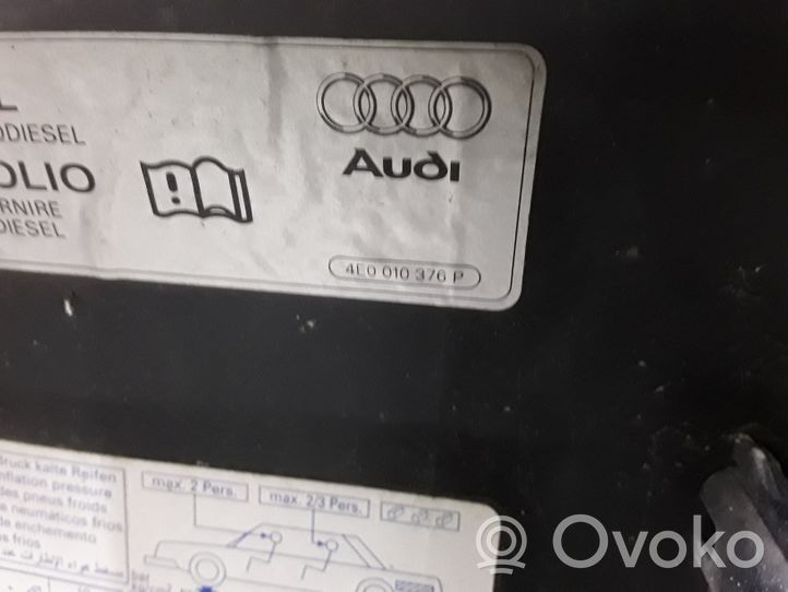 Audi A8 S8 D3 4E Polttoainesäiliön korkki 4E0010376P