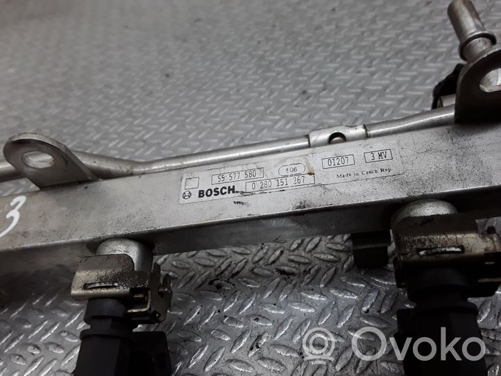 Opel Meriva B Kit d'injecteurs de carburant 0280158205