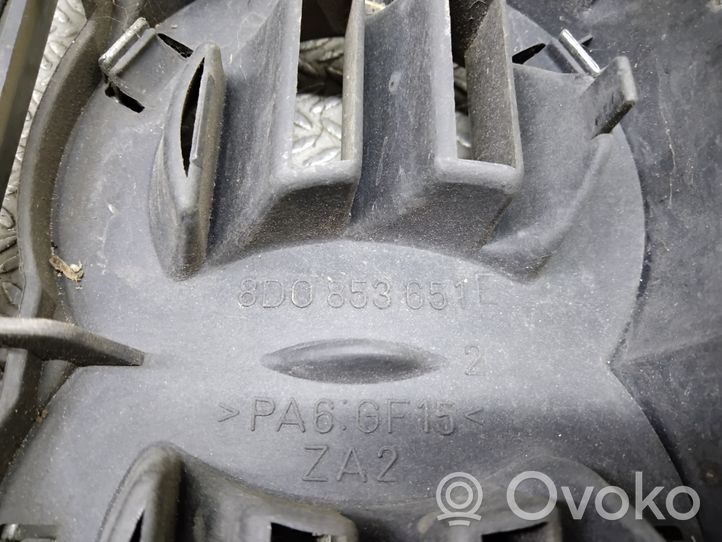 Audi A4 S4 B5 8D Griglia superiore del radiatore paraurti anteriore 8D0853651E